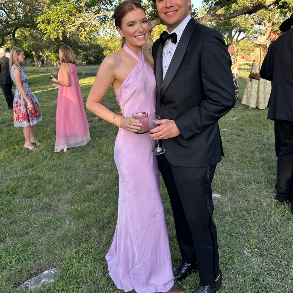 Lovers and friends lilac prosper gown maxi dress small